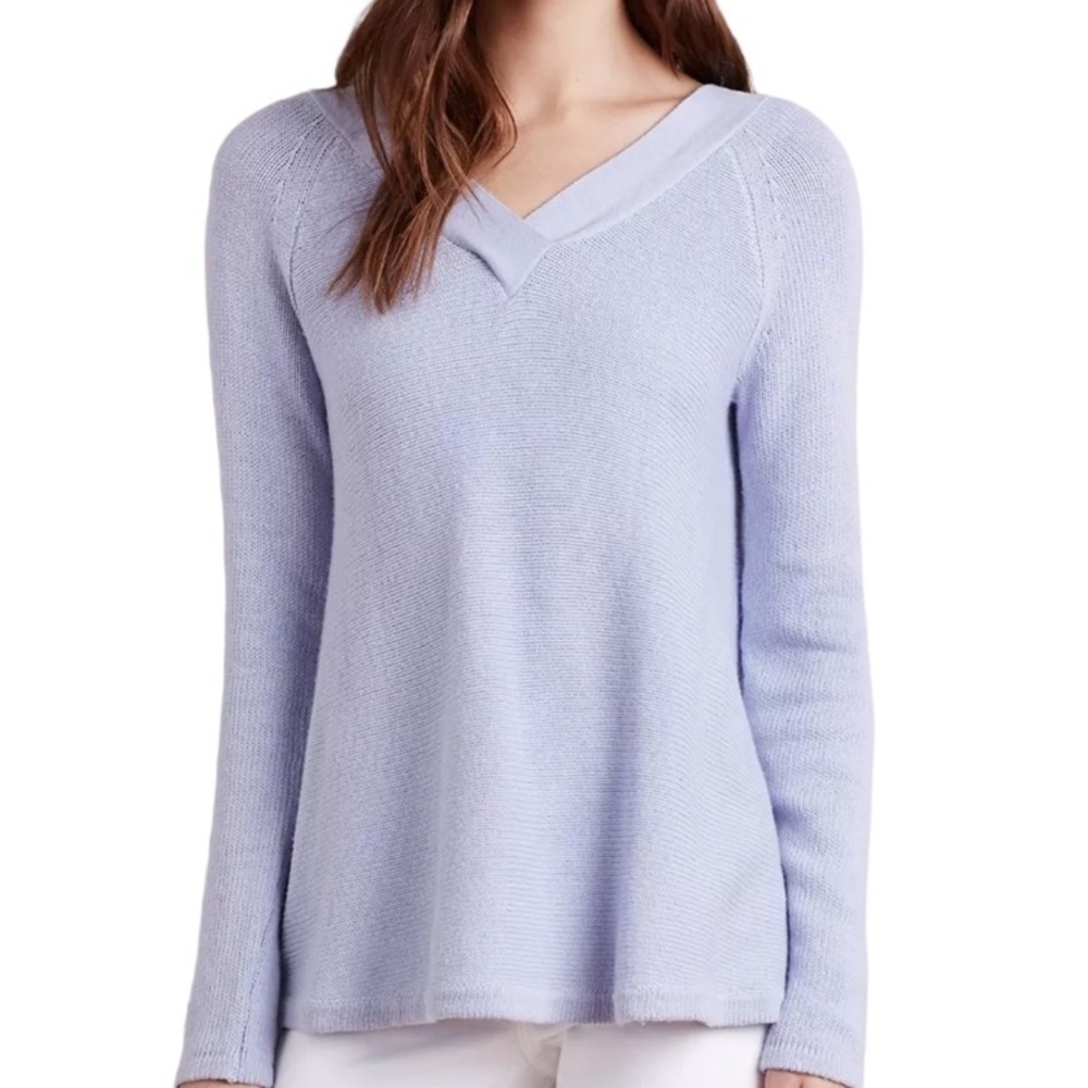 Anthropologie Knitted & Knotted Double V Neck
